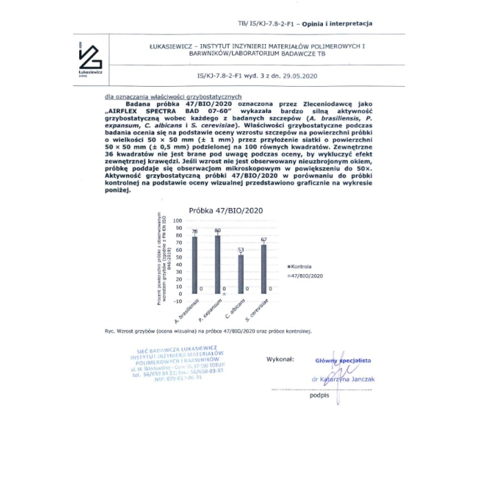 Rura wentylacyjna fi 90 z powłoką antybakt (150ppm Ag)  MAX-VENT ATEST 50m
